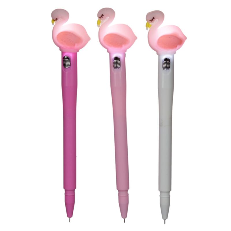 Cienkopis Flamingo LED - czarny