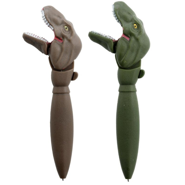 Plastikowy długopis Dinosauria Dinozaur - niebieski