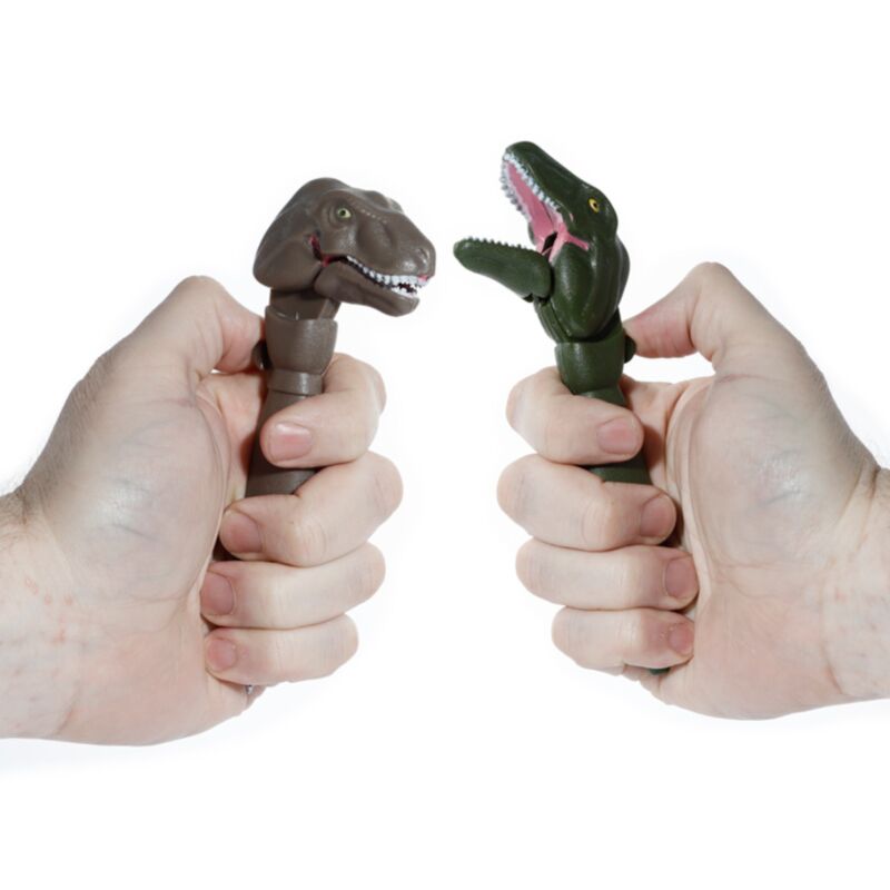 Plastikowy długopis Dinosauria Dinozaur - niebieski