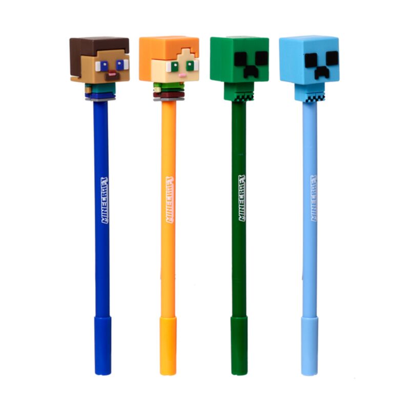 Niesamowity, kasowalny długopis Minecraft Chibi Top