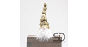 Kerstkabouter toby m led10x10x28 cm