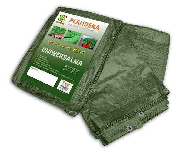 Bradas groene dekzeil 90g 10*15m *
