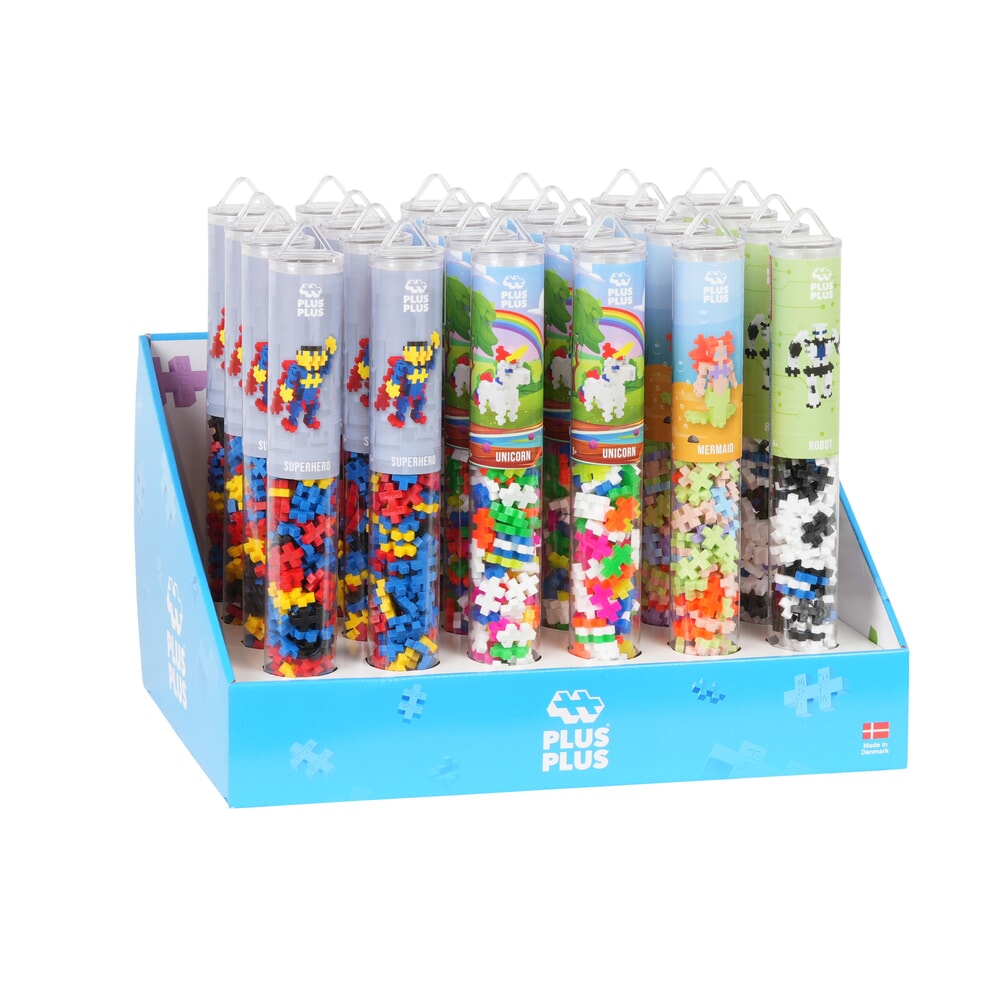 Znaki Plus Plus: 24 sztuki tuba plus-plus wyświetlacz (7235)