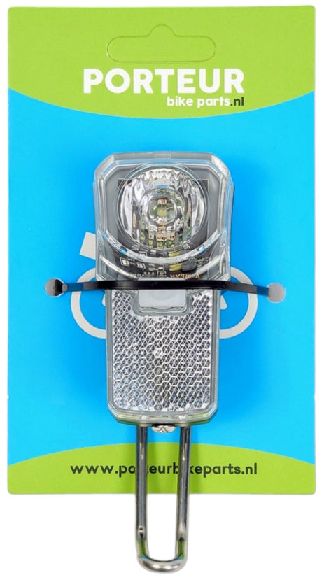 Porter headlight with stainless steel bracket clearly