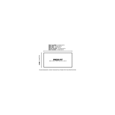 Adapter suportu Praxis m30 bb86 road bmx bb90 bb92 mtb