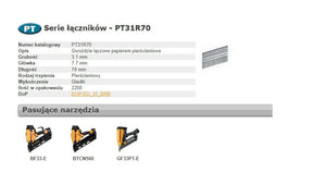 Bostitch nagels pt 33` 70mm ring