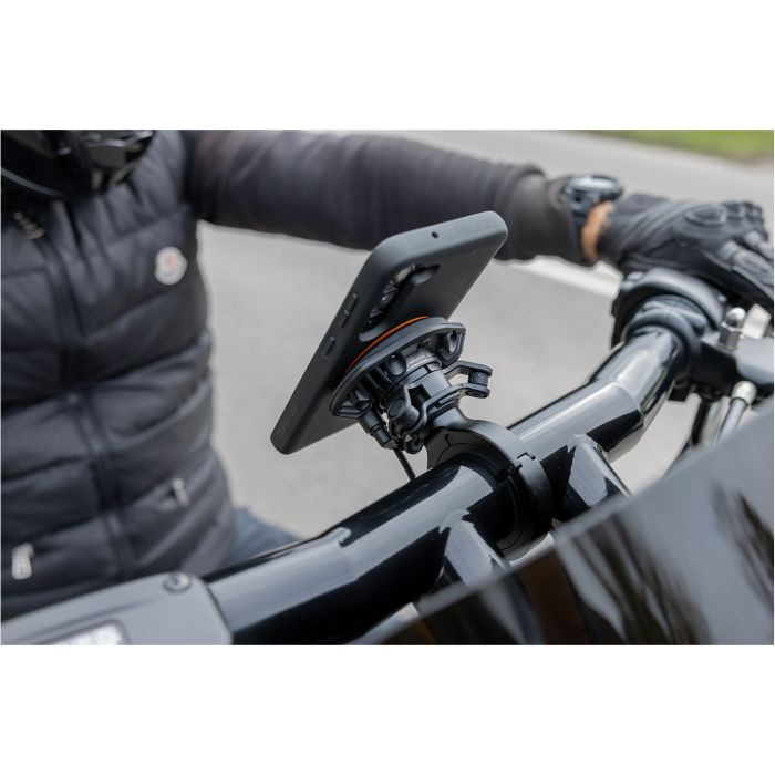 Mocowanie na kierownicę motocykla Quad Lock pro, duże, czarne