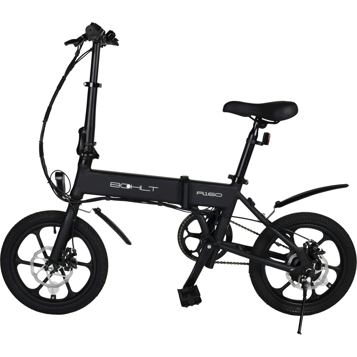 BOHLT ELEKTRYCZNY Rower składający R160 Black