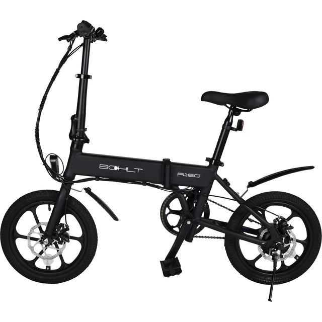 BOHLT ELEKTRYCZNY Rower składający R160 Black