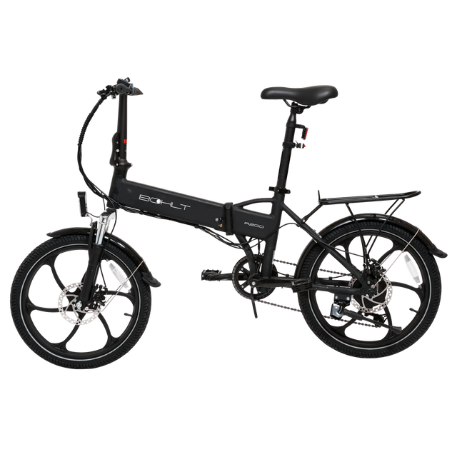 BOHLT ELEKTRYCZNY Rower składający R200 Black