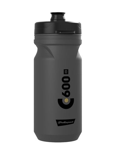 Butelka na wodę Polisport 600ml szaro-czarna