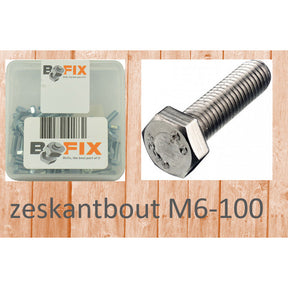 Bofix śruba sześciokątna m6-100 (12szt)