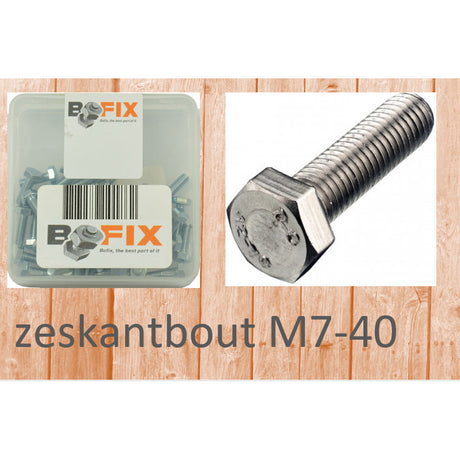 BOFIX HEXAGON Bolt M7-40 (25st)