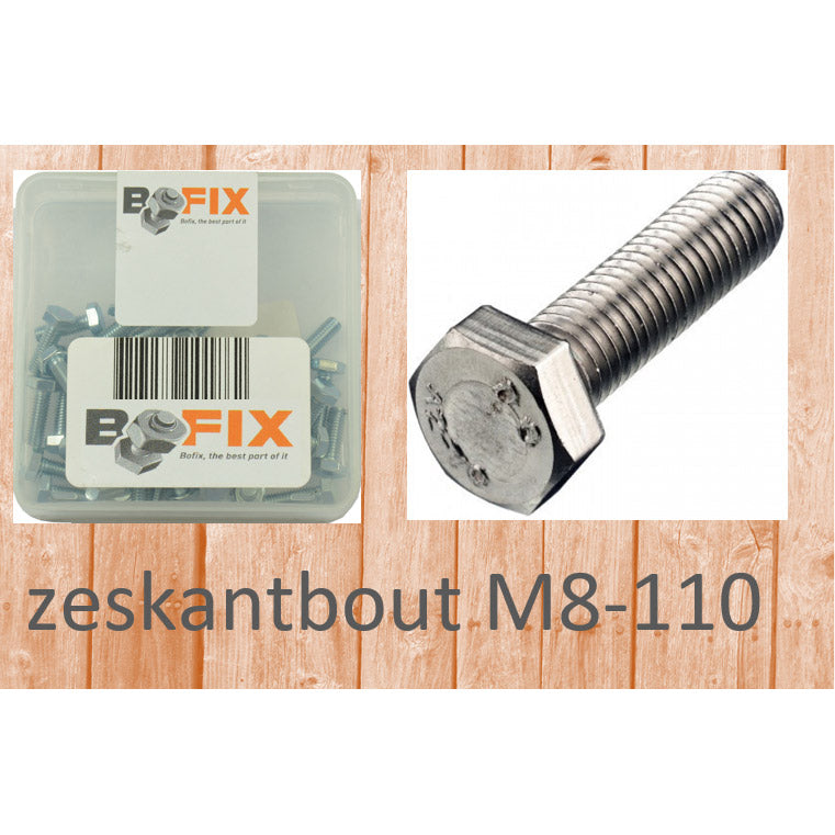 BOFIX Heksagon Bolt M8-110 (12)
