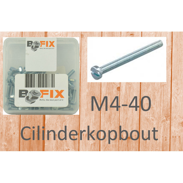 BOFIX CYLINDER HEAD M4X40 Galwanizowany (50.)