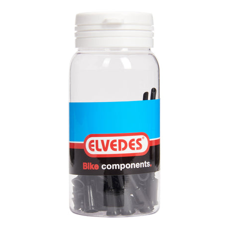 Elvedes końcówka do kabla 5mm PVC czarna (50szt)