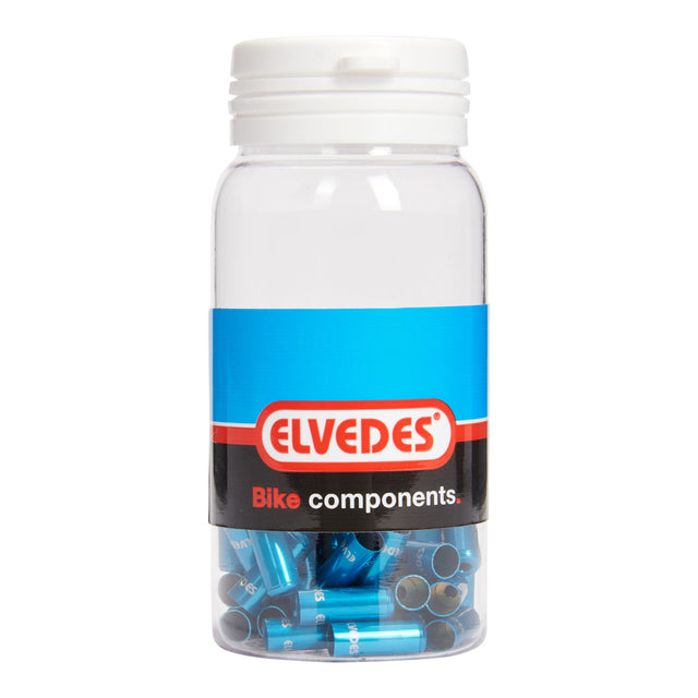 Elvedes tulejki kablowe potowe 5,0mm | aluminium | niebieski | p50