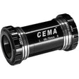 CEMA BRACKETAS BB30 FSA386 ROTOR 30 mm-RVS-Zwart