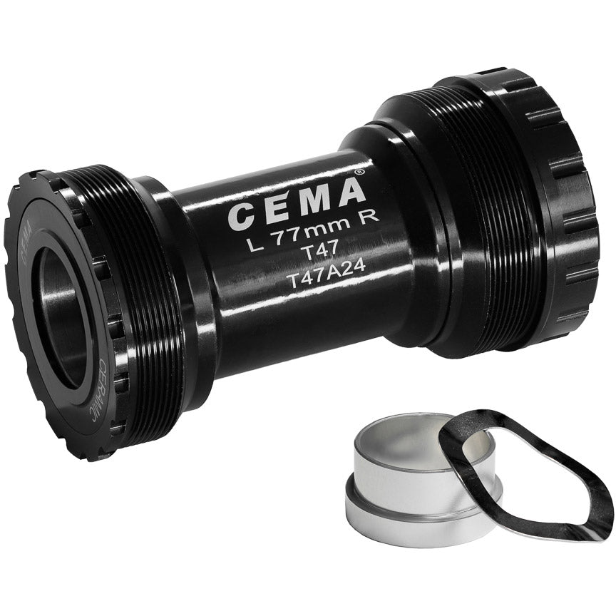 CEMA BRACKETAS T47A SRAM GXP CERMIC Black