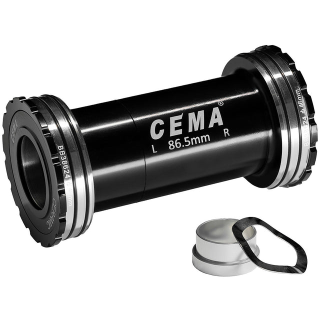 CEMA BRACKETAS BB386 blokada SRAM GXP-RVS-ZWART