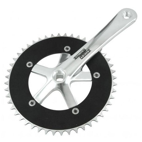 Mechanizm korbowy Sturmeyarcher Sturmey Archer w kolorze srebrnym. 1 8 42t 170mm fct22 (sa)