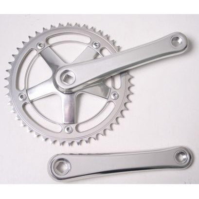 Mechanizm korbowy Sturmeyarcher Sturmey Archer w kolorze srebrnym. 46t 170mm fct66 (sa)
