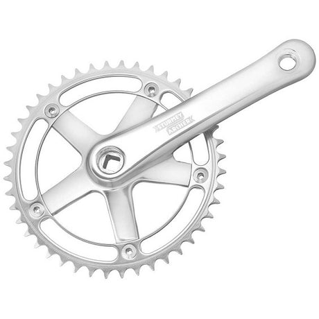 Mechanizm korbowy Sturmeyarcher Sturmey Archer w kolorze srebrnym. 42t 170mm fct62
