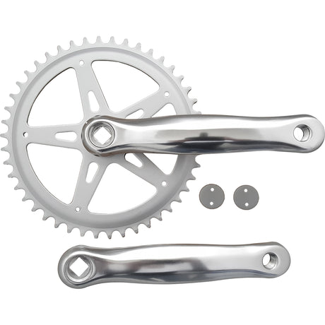 Zestaw korbowy CL013 46T 170 mm 3 32 Srebrny