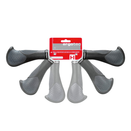 Zestaw uchwytów Ergotec frisco 140 140mm guma żelowa czarna gr