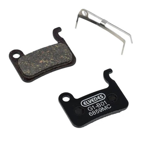 Zestaw klocków do hamulców tarczowych Elvedes – shimano – mieszanka karbonowo-metaliczna (klocki półmetalowe) – 1 para