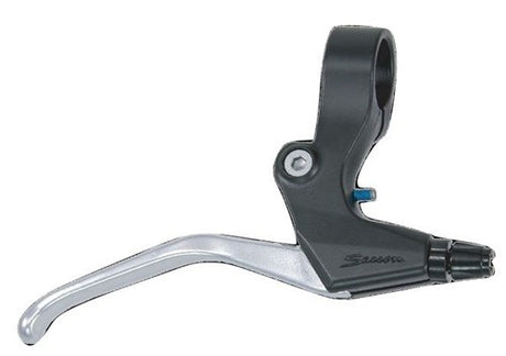 Zestaw dźwigni hamulca Saccon v-brake - 3 palce - czarno-srebrny