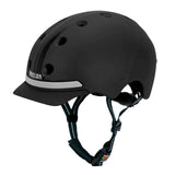Hełm melonowy z oświetleniem E-Series Black Ice M-L