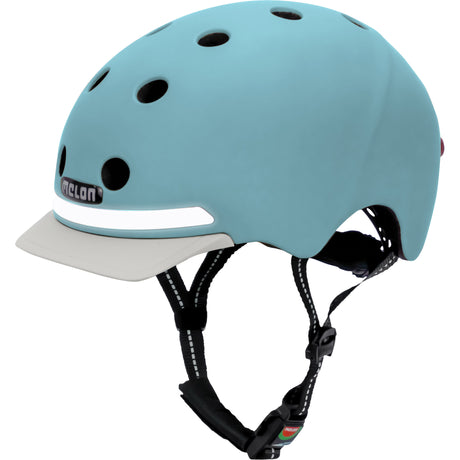 Melonowy kask z oświetleniem e-series air xl-xxl