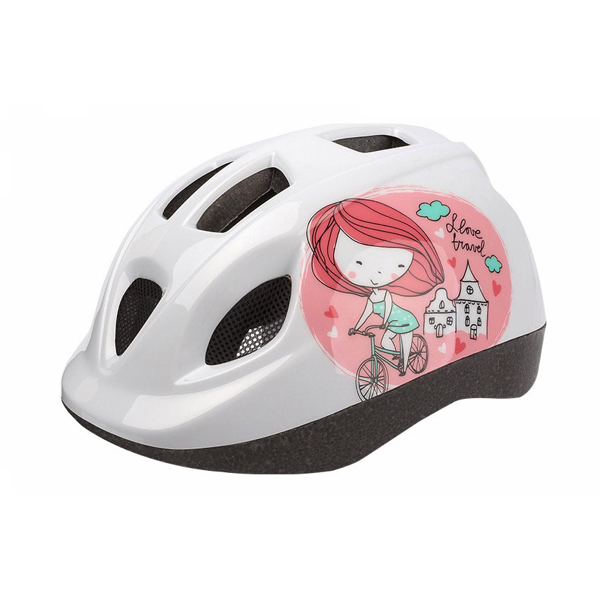 Kask Princess White rozmiar 46 53 cm