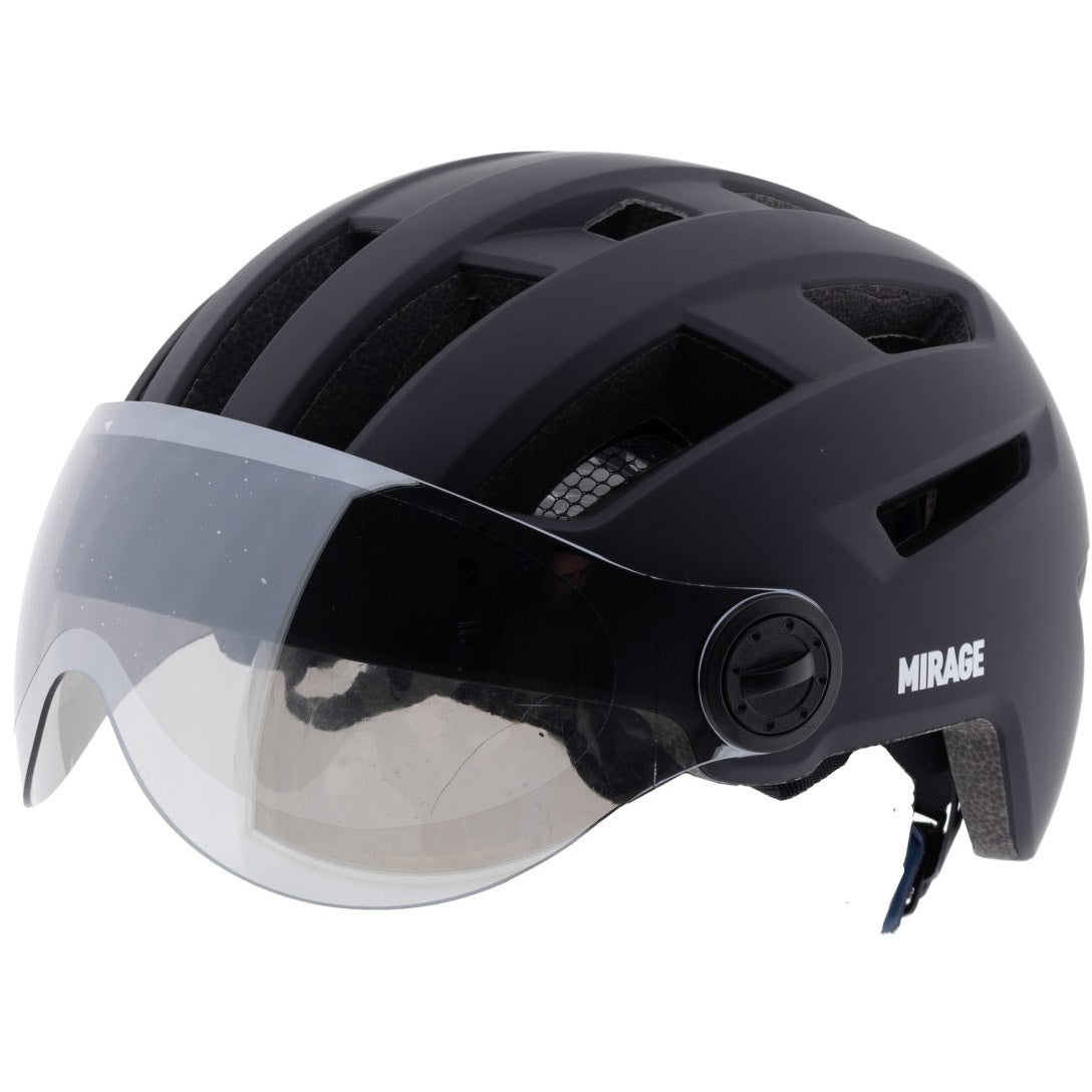 Buzaglo mirage kask miejski speed pedelec led 58-61cm matowy czarny