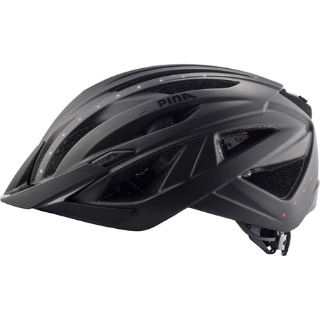 Kask miejski sportowy Alpina Haga LED 51-56 matowy czarny