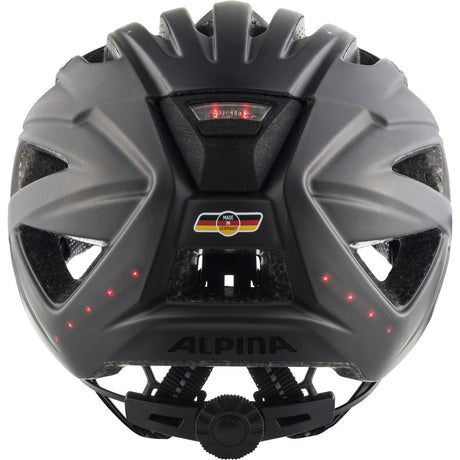Kask miejski sportowy Alpina Haga LED 51-56 matowy czarny