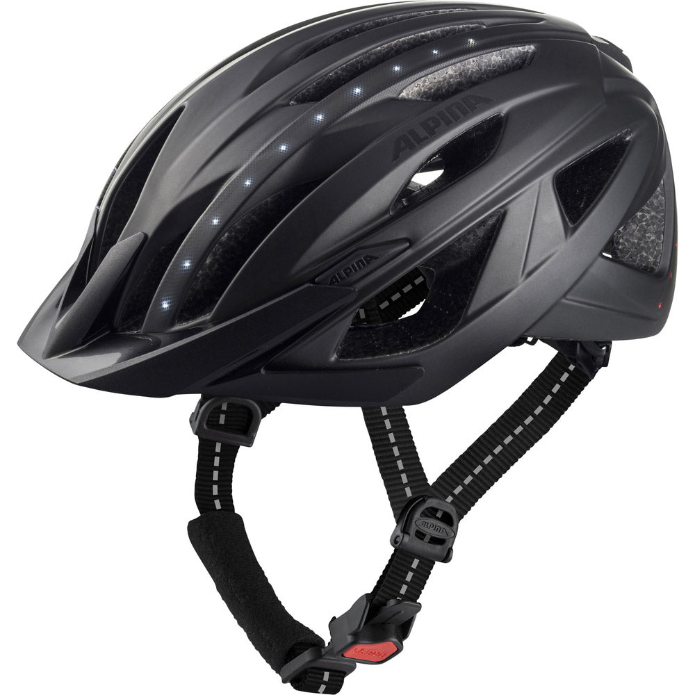 Alpina Helm Haga poprowadził czarny Matt 58-63