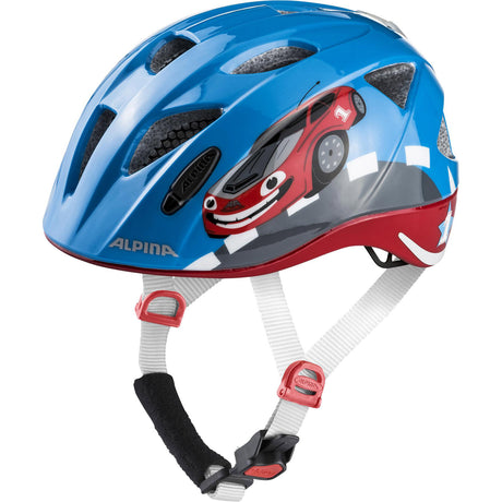 Kask sportowy dziecięcy Alpina ximo flash red car 49-54 połysk