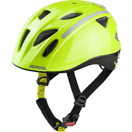 Dziecięcy kask sportowy Alpina ximo flash be widoczny połysk 45-49