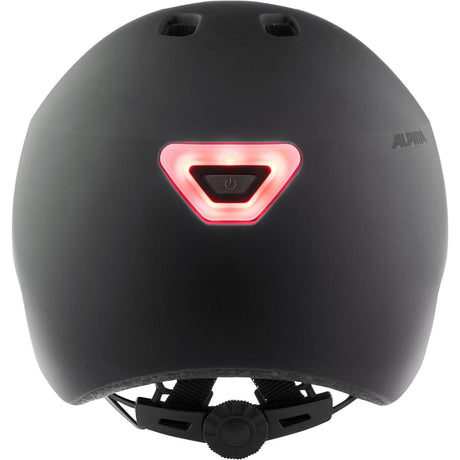 Sportowy kask miejski Alpina Brooklyn 52-57 w kolorze czarnym matowym