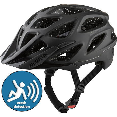 Sportowy kask mtb Alpina Mythos 3.0 Tocsen 52-57 matowy czarny