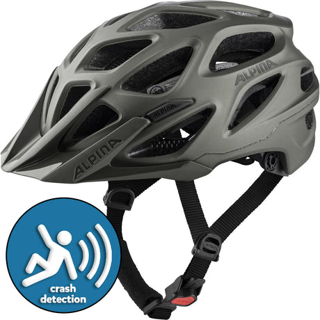 Sportowy kask mtb Alpina Mythos 3.0 Tocsen 52-57 matowy szary