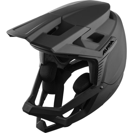 Sportowy kask mtb Alpina Roca 56-58 w kolorze czarnym matowym
