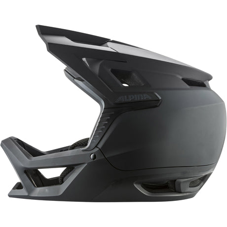 Sportowy kask mtb Alpina Roca 61-63 w kolorze czarnym matowym