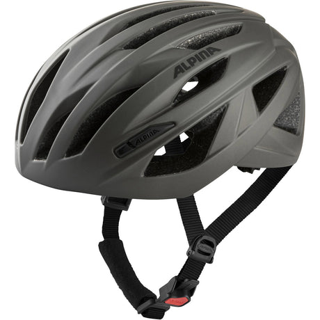 Sportowy kask wyścigowy Alpina path 55-59 matowoszary