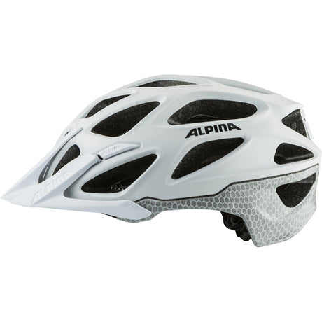 Sportowy kask mtb Alpina Mythos odblaskowy 52-57 biały