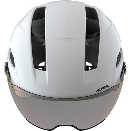 Alpina sportowy kask miejski soho visor v 52-56 biały matowy