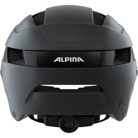 Sportowy kask miejski Alpina Soho Visor 51-56 w kolorze czarnym matowym