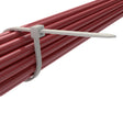 Kabelowy srebro 10 cm x 2,5 mm (100.)